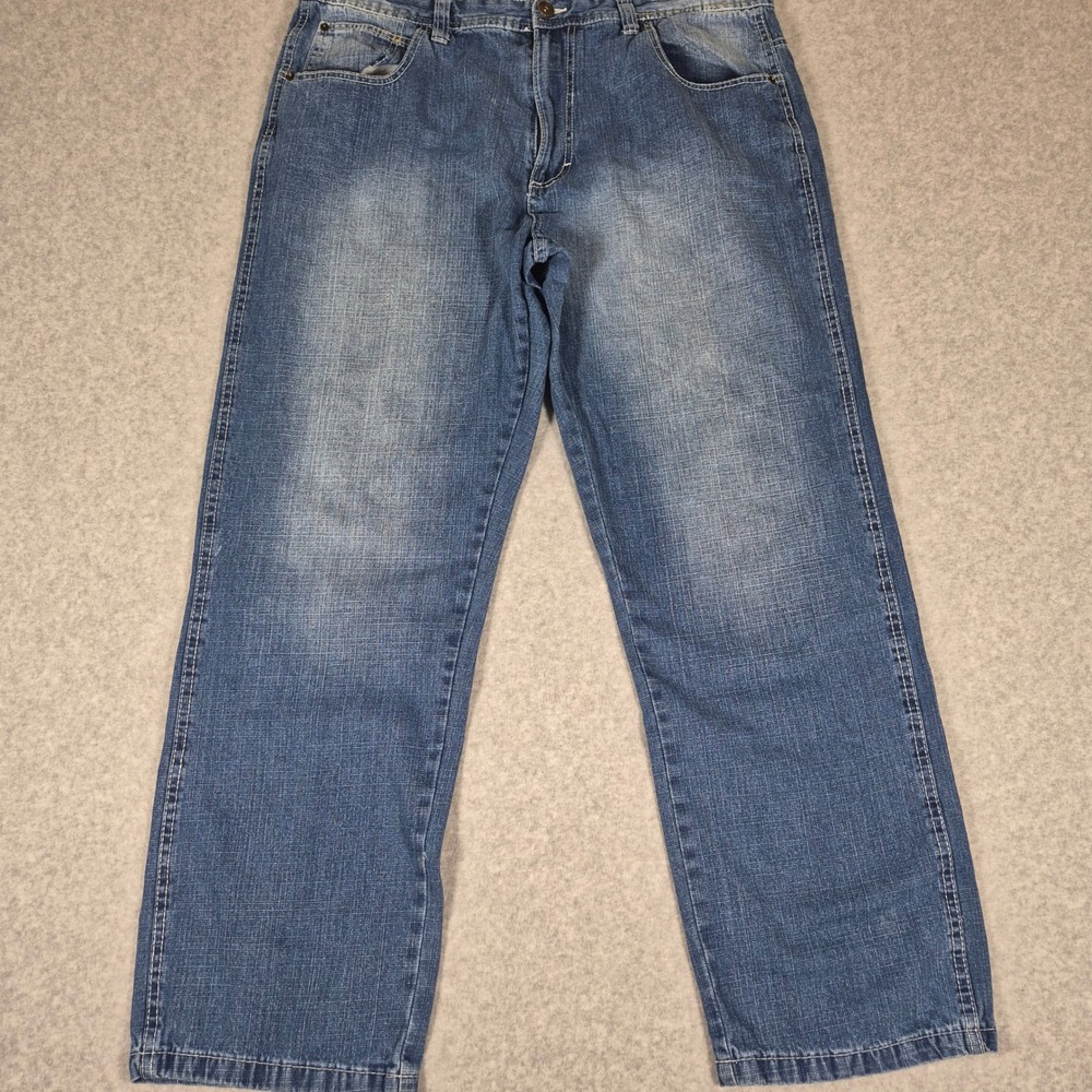 Y2K Southpole Jeans Mens 40x34 Blue Relaxed Fit Baggy Denim Straight Leg